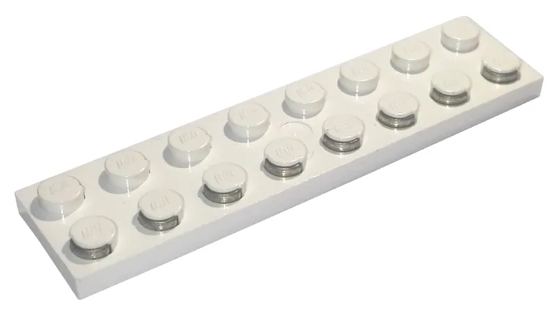 Electric Plate 2 x 8 with Contacts