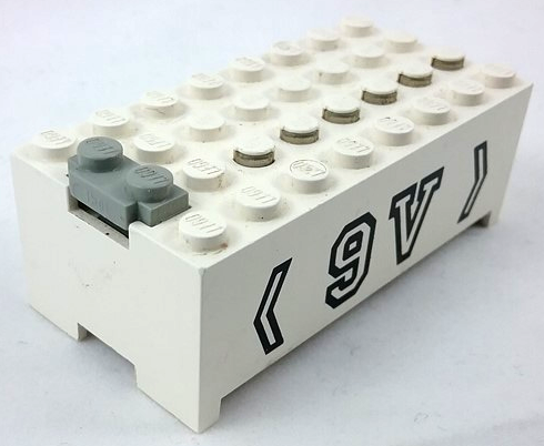 Electric 9V Battery Box Small without Battery Cover with 9V Pattern