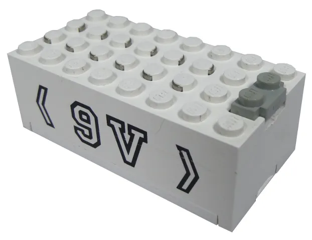 Electric 9V Battery Box Small with 9V Pattern