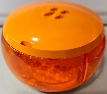 Container, X-Pod Caps with Trans-Orange Barrel (47675 / 47676 / 47674)