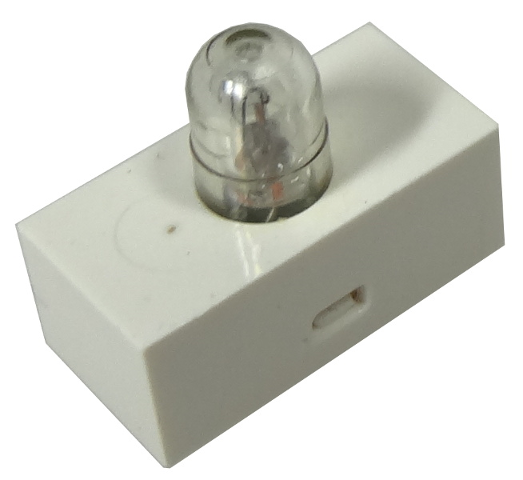 Electric, Light Brick 1 x 2 with Lamp on Top