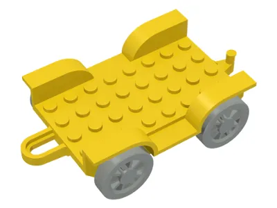 Fabuland Car Chassis 6 x 8 with Hitch