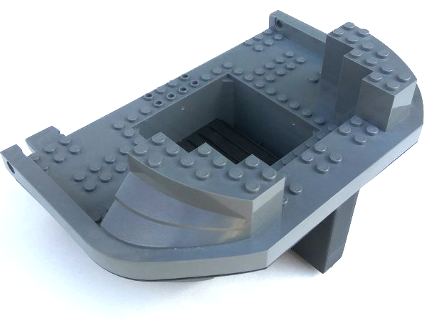 Boat, Hull Giant Stern 15 x 22 with Dark Bluish Gray Top (47986 / 47981)