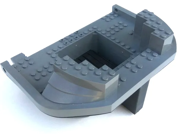 Boat, Hull Giant Stern 15 x 22 with Dark Bluish Gray Top (47986 / 47981)