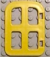 Duplo Door / Window Pane 1 x 3 x 2 1/2 with Four Panes