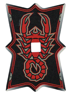Plastic Shield for Large Figures with Knights Kingdom Vladek Scorpion Pattern