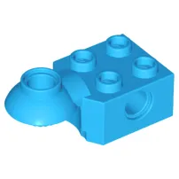 Technic, Brick Modified 2 x 2 with Pin Hole and Rotation Joint Ball Half Horizontal