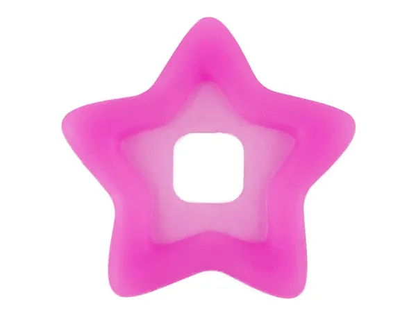 Clikits, Icon Accent Plastic Star 3 5/8 x 3 5/8 with Raised Border