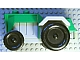 Duplo Farm Tractor with Black Wheels, Light Gray Engine and Fenders, and Light Gray Hitch