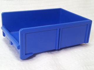 Duplo Trailer Bed with 8 Studs with Back Sill