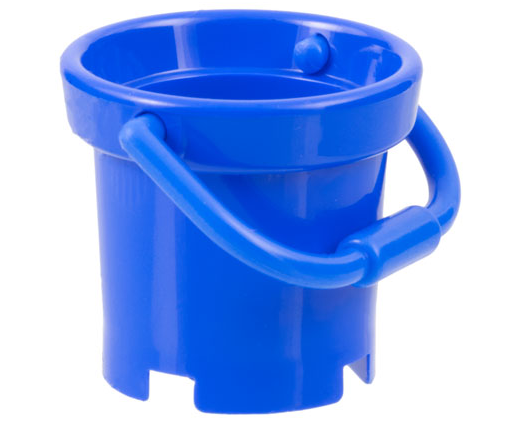 Container, Bucket 2 x 2 x 2 with Handle Holes with (Same Color) Handle (48245 / 23293)