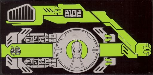 Tile 8 x 16 with Bottom Tubes on Edges with Circuitry with '8108' Pattern Model Right (Sticker) - Set 8108