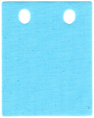 Cloth Painting Canvas Rectangle with 2 Holes (Pawprints Appear when Wet) - Traditional Starched Fabric