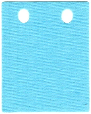 Cloth Painting Canvas Rectangle with 2 Holes (Pawprints Appear when Wet) - Traditional Starched Fabric