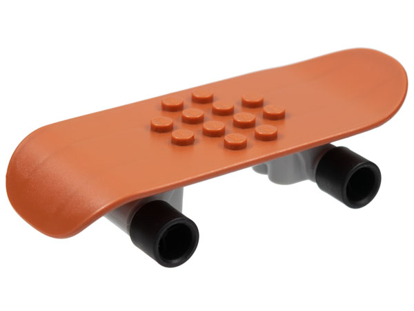 Sports Promo Skateboard Deck with Light Bluish Gray Base with Black Wheels (48394 / 48388cx1)