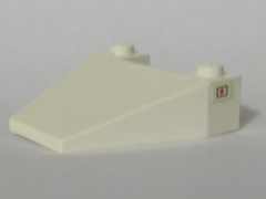 Wedge 4 x 4 Taper without Stud Notches with Japanese Flag Pattern on Both Sides (Stickers) - Set 4032-5