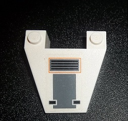 Wedge 4 x 4 Taper without Stud Notches with SW Snowspeeder Vent Pattern (Sticker) - Set 7666