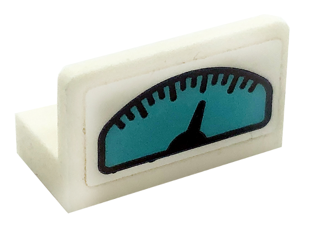 Panel 1 x 2 x 1 with Gauge Pattern (Sticker) - Set 41318