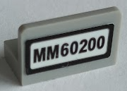 Panel 1 x 2 x 1 with 'MM60200' Pattern (Sticker) - Set 60200