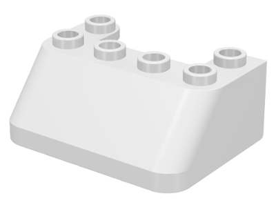 Windscreen 3 x 4 x 1 1/3 with 6 Studs on Top