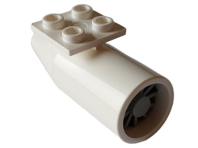 Engine, Smooth Large, 2 x 2 Thin Top Plate with Light Gray Center (4868b / 4869)