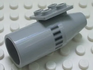 Engine, Smooth Large, 2 x 2 Thin Top Plate with Black Grille Pattern on Left Side (Sticker) - Set 5980