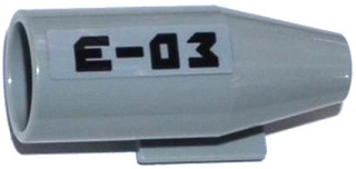 Engine, Smooth Large, 2 x 2 Thin Top Plate with 'E-03' Pattern Model Left Side (Sticker) - Set 60093