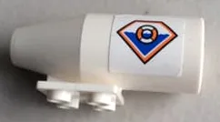 Engine, Smooth Large, 2 x 2 Thin Top Plate with Coastguard Logo Pattern on Both Sides (Stickers) - Set 4210