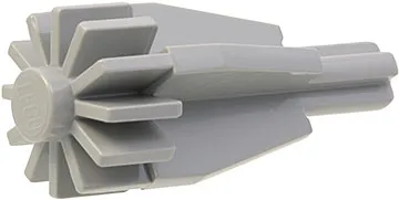 Engine, Smooth Large, Center with Fan/Gear and Axle End