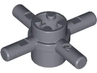 Technic, Axle Connector Hub with 4 Bars and Pin Hole