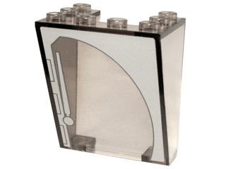 Windscreen 3 x 4 x 4 Inverted with Wiper Pattern Model Left Side (Sticker) - Set 10195