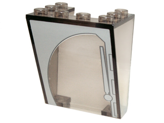 Windscreen 3 x 4 x 4 Inverted with Wiper Pattern Model Right (Sticker) - Set 10195