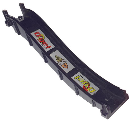 Fabuland Slide with Red 'Ogel', Yellow 'Ogel' and Island Xtreme Stunts Logo Pattern (Stickers) - Set 6738