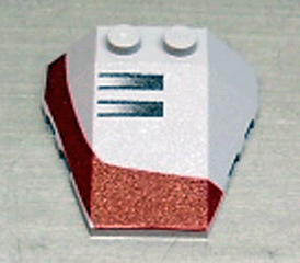 Wedge 4 x 4 Triple with Stud Notches with Set 7260 Right Pattern