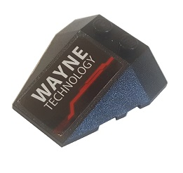 Wedge 4 x 4 Triple with Stud Notches with 'WAYNE TECHNOLOGY' Pattern Model Right Side (Sticker) - Set 76087