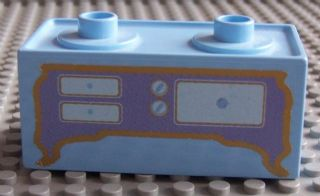 Duplo, Furniture Oven Range with 2 Top Studs and Stove Pattern (Sticker) - Set 4820