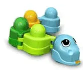 Primo Animal Snake with Four Sections with Studs on Top