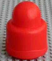 Primo Brick 1 x 1, Round with Wave at Base