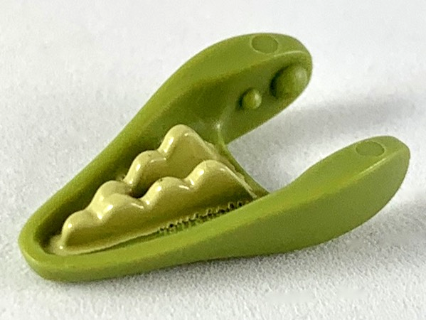 Dinosaur Jaw Lower Small with Tan Teeth Pattern