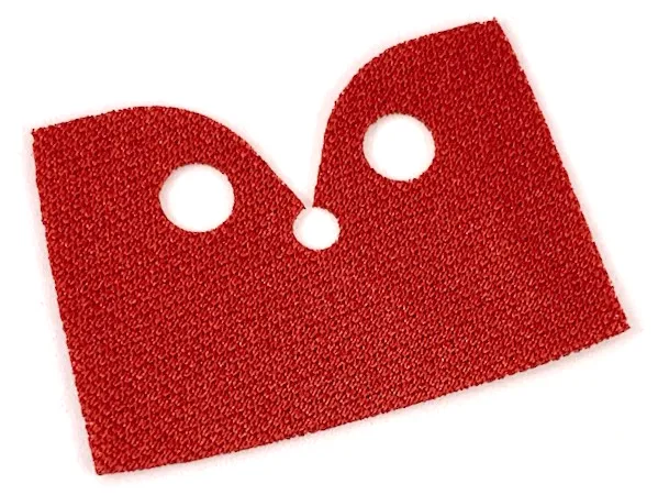 Minifigure Cape Cloth, Serape - Shiny Spongy Stretchable Fabric