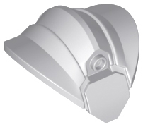 Large Figure Armor, Shoulder - 2 x 4 Brick Base with Curved Ends and Side Studs