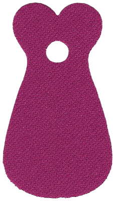 Minifigure Cape Cloth with Single Top Hole, Rounded Collars in Front, and Rounded in Back - Spongy Stretchable Fabric