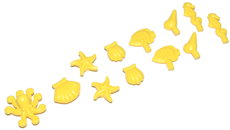 Friends Accessories, Marine Life, 12 in Bag (Multipack)