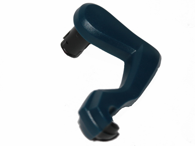 Dinosaur Leg Small (Front) Raptor Left with Black Pin and Black Claws Pattern