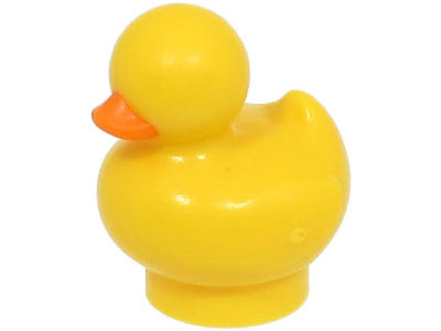 Duckling with Molded Orange Beak Pattern