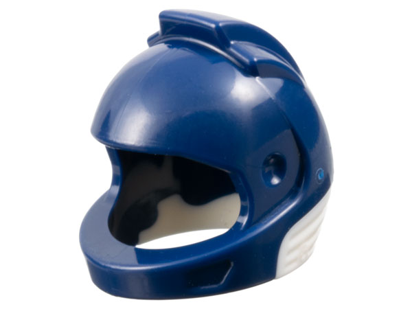 Minifigure, Headgear Helmet Space, City Astronaut with Molded White Neck Base Pattern