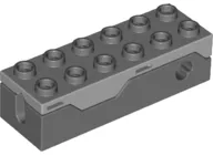 Projectile Launcher, 2 x 6 x 1 1/3 Spring Shooter with Light Bluish Gray Top