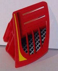 Technic, Panel RC Car Mudguard Small, Left with Vents Pattern (Sticker) - Set 8378