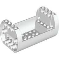 Cylinder 6 x 10 x 4 1/3 with Open Sides and Pin Holes