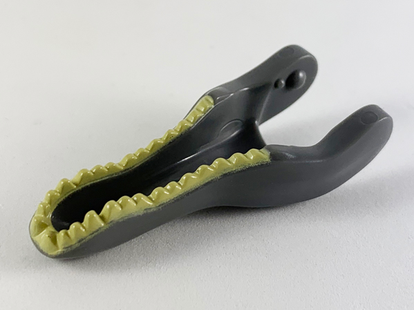 Dinosaur Jaw Lower Baryonyx / Spinosaurus with Tan Teeth Pattern